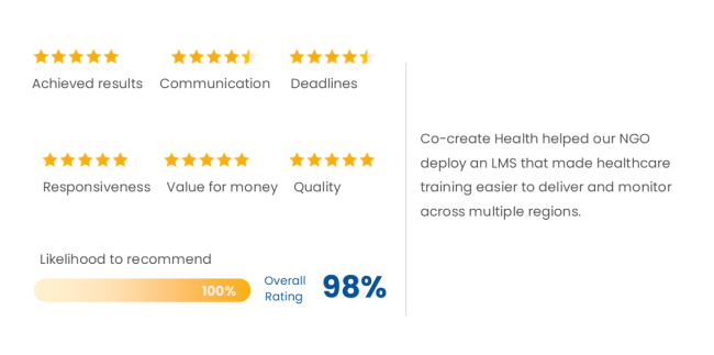 LMS solutions review from a NGO