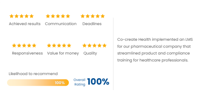 LMS solutions review from a pharmaceutical company